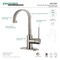 Fauceture LS8218NYL New York Single-Handle Bathroom Faucet Drain, Brushed Nickel LS8218NYL - alternate 2